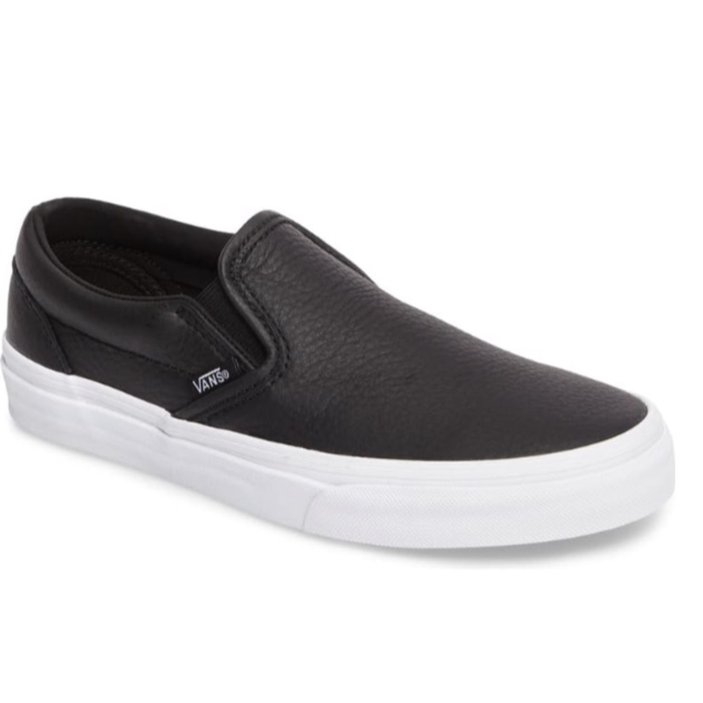 Vans Classic Slip-On, Black, Women’s 8 (Men 6.5)